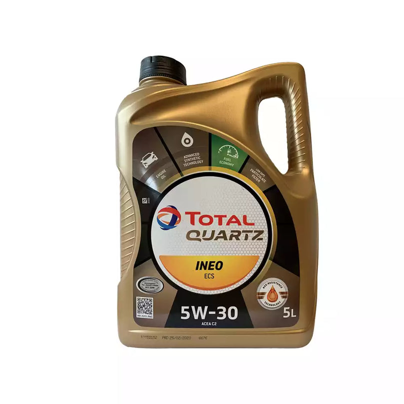 Aceite motor 5W30 Total ECS – Bencina/Diésel
